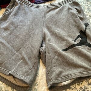 2Xl Nike sweat shorts grey mens